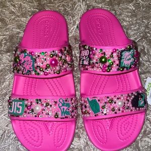 AKA Custom Bling Crocs